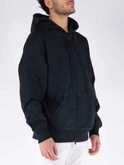 Y-3 Felpe<FELPA HOODIE FT CON ZIP Nero