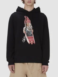 JW ANDERSON Felpe<FELPA HOODIE GNOME Nero