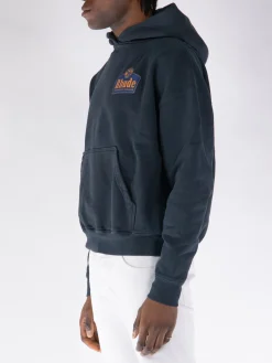 RHUDE Felpe<FELPA HOODIE GRAND CRU Nero