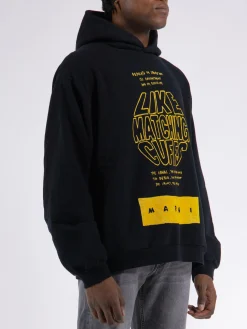 MARNI Felpe<FELPA HOODIE GRAPHICS Giallo, Nero