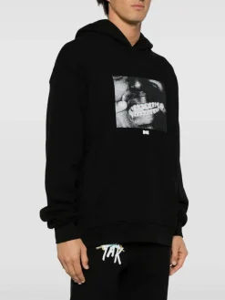 NAHMIAS Felpe<FELPA HOODIE GRILLZ Bianco, Nero
