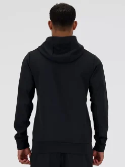 NEW BALANCE Felpe<FELPA HOODIE IN MAGLIA TECH Nero