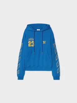 OFF-WHITE Felpe<FELPA HOODIE OW 23 SKATE Azzurro, Giallo