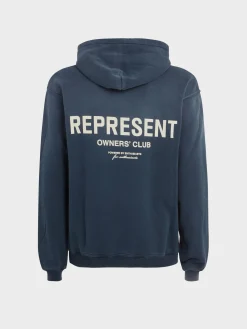 REPRESENT CLOTHING Felpe<FELPA HOODIE OWNERS CLUB Bianco, Blu
