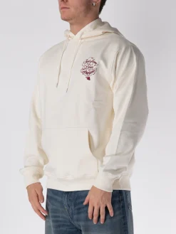 DRÔLE DE MONSIEUR Felpe<FELPA HOODIE SLOGAN VIGNES Bianco, Rosso
