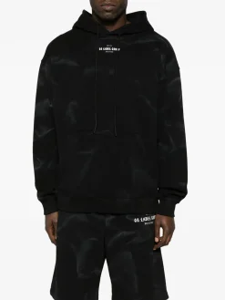 44 LABEL GROUP Felpe<FELPA HOODIE SMOKE Grigio, Nero