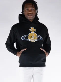 VIVIENNE WESTWOOD Felpe<FELPA HOODIE TIME MACHINE Giallo, Nero