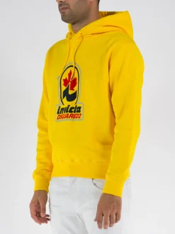 Felpe<FELPA INVICTA COOL CON CAPPUCCIO Giallo, Nero, Rosso