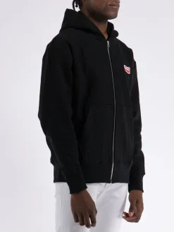 KENZO Felpe<FELPA PARIS OVERSIZED ZIP UP Bianco, Nero, Rosso