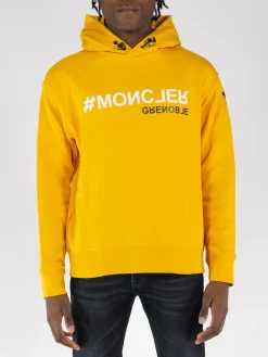 MONCLER GRENOBLE Felpe<FELPA LOGO Giallo