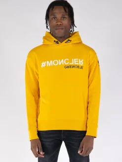 MONCLER GRENOBLE Felpe<FELPA LOGO Giallo
