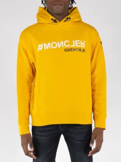 MONCLER GRENOBLE Felpe<FELPA LOGO Giallo