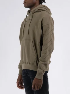 OFF-WHITE Felpe<FELPA OF STITCH SLIM Beige