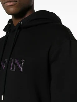 LANVIN Felpe<FELPA PUFFER OVERSIZED Nero