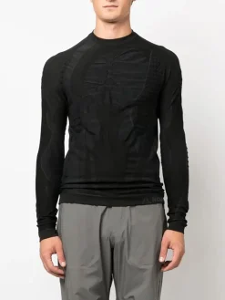 ROA Felpe<FELPA ROUNDNECK 3D KNIT Grigio, Nero