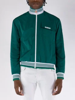 CASABLANCA Felpe<FELPA SHELL SUIT Bianco, Verde