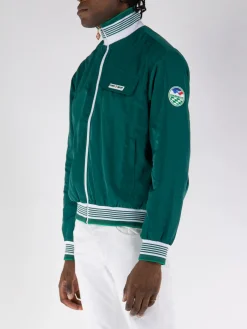 CASABLANCA Felpe<FELPA SHELL SUIT Bianco, Verde