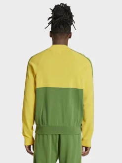 ADIDAS X WALES BONNER Felpe<FELPA TRACK NEW KNIT FULL ZIP WALES BONNER UNISEX Giallo, Verde