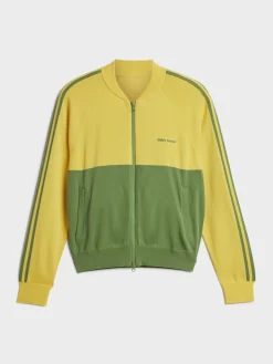 ADIDAS X WALES BONNER Felpe<FELPA TRACK NEW KNIT FULL ZIP WALES BONNER UNISEX Giallo, Verde
