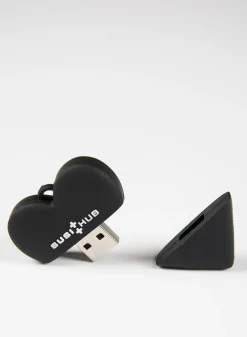 Articoli E Accessori Hi-Tech<FLASH DRIVE BLACK HEART SUSIHUB Nero