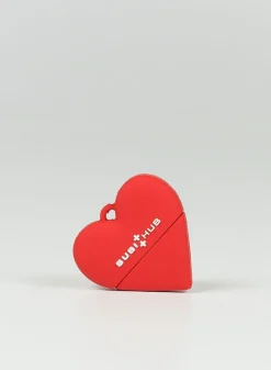 Articoli E Accessori Hi-Tech<FLASH DRIVE RED HEART SUSIHUB Rosso