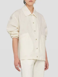 JIL SANDER Giacche<GIACCA Bianco