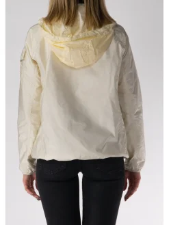 MONCLER Camicie<GIACCA A CAMICIA CON COLLETTO BUTTON DOWN Bianco