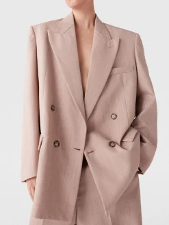 STELLA MCCARTNEY Giacche<GIACCA BLAZER OVERSIZED Rosa