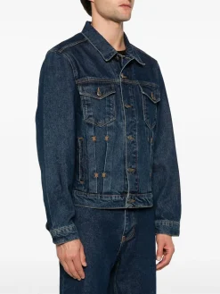 DAILY PAPER Giacche<GIACCA BOMI IN DENIM Blu