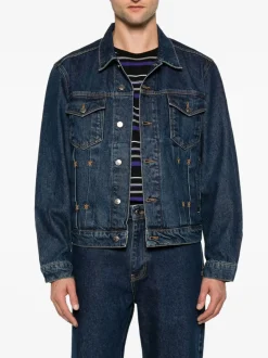 DAILY PAPER Giacche<GIACCA BOMI IN DENIM Blu