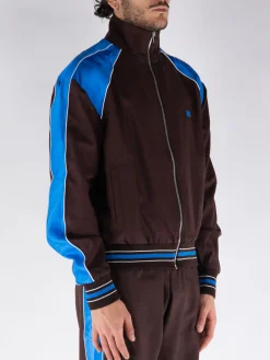 WALES BONNER Giacche<GIACCA COURAGE Blu, Marrone