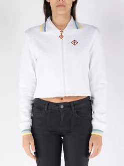 CASABLANCA Giacche<GIACCA CROPPED Bianco