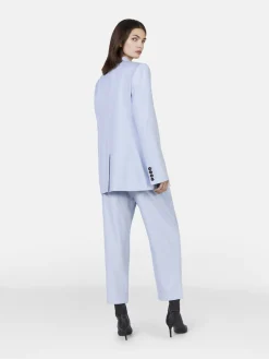 STELLA MCCARTNEY Giacche<GIACCA FLANNEL BOYFRIEND Azzurro