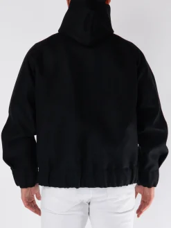 SACAI Giacche<GIACCA FULL ZIP CON CAPPUCCIO Nero