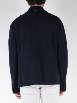 THOM BROWNE Giacche<GIACCA IN WOOL MILANO Blu