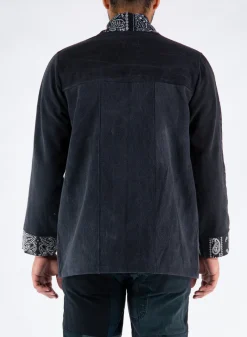 Giacche<GIACCA KIMONO NORAGI IN DENIM Bianco, Grigio, Nero