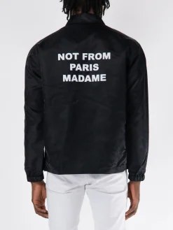DROLE DE MONSIEUR Giacche<GIACCA LA VESTE SLOGAN Bianco, Nero