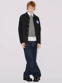 KENZO Giacche<GIACCA LEGGERA TARGET Nero