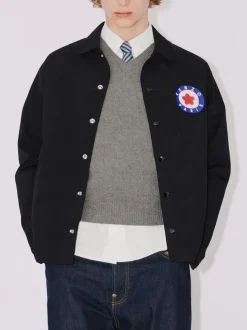 KENZO Giacche<GIACCA LEGGERA TARGET Nero