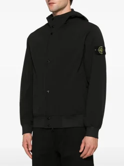 STONE ISLAND Giacche<GIACCA LIGHT SOFTSHELL Nero