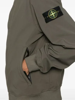 STONE ISLAND Giacche<GIACCA LIGHT SOFTSHELL Verde