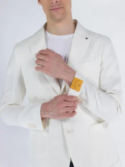 TAGLIATORE Giacche<GIACCA MONTECARLO MONOPETTO Bianco