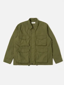 UNIVERSAL WORKS Giacche<GIACCA PARACHUTE FIELD Verde