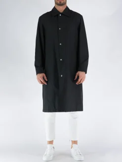 JIL SANDER Giacche<GIACCA PARKA OVER REGULAR FIT FULLY LINED Nero