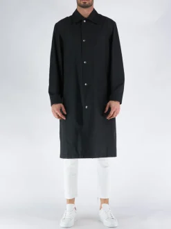 JIL SANDER Giacche<GIACCA PARKA OVER REGULAR FIT FULLY LINED Nero