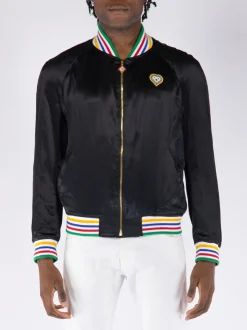 CASABLANCA. Giacche<GIACCA SILK SOUVENIR Nero