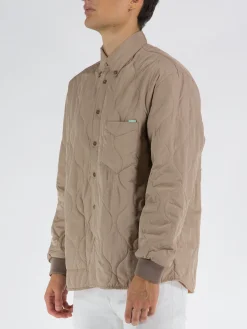 COVERT Giacche<GIACCA TRAPUNTATA Beige
