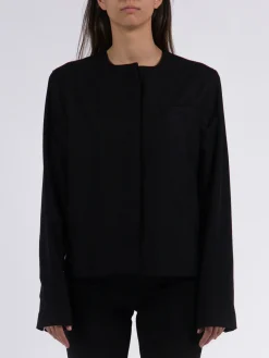 LOULOU STUDIO Giacche<GIACCA TWILL LIGHT FLANNEL Nero