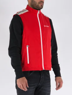 PALM ANGELS Giacche<GILET CLASSIC LOGO VEST Rosso