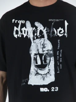 DOMREBEL T-Shirt<HUN T-SHIRT Nero